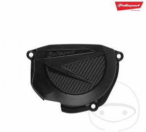 Προστασία καπάκι συμπλέκτη μαύρη Polisport - Beta RR 350 EFI Enduro ('20-'21) / Beta RR 350 EFI Rac