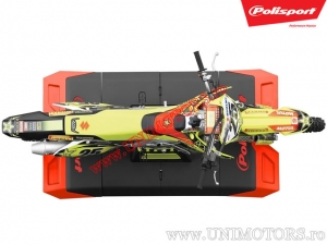 Προστατευτικό τάπητα service motocross - 180x99cm (κόκκινο) - Polisport