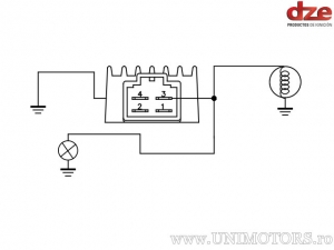 Ρελέ φόρτισης Suzuki DR 250 ('90-'93) / DR 350 ('90-'99) / RMX 250 ('89-'98) - (DZE)