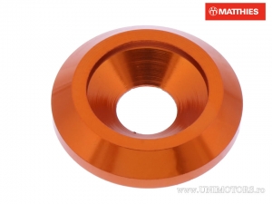 Σαϊμπα με βίδα M8 8.00 x 25.00 x 5.00 mm αλουμινίου πορτοκαλί - JM