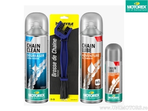 Σετ Συντήρησης Αλυσίδας Motorex MOTO CHAIN CARE ADVENTURE KIT - Motorex