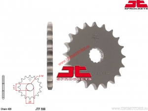 Σετ αλυσίδας - Derbi 125 GPR Nude ('04-'08) / 125 GPR Racing ('04-'08) - DID / JT / PBR