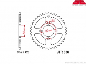 Σετ αλυσίδας - Kawasaki Z125 (έκδοση Ελλάδα / Νοτιοανατολική Ασία) / Yamaha Z125 (έκ�