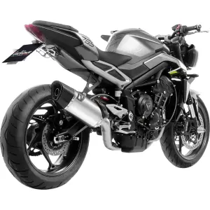 Σετ αφαίρεσης πατητηριών επιβατών - TRIUMPH STREET TRIPLE 765 R / RS ABS (2023-2024) - Leo Vince