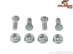 Σετ βίδες / παξιμάδια πίσω τροχός - Kawasaki KLF300B Bayou / KLF400 Bayou / KVF400B Prairie / KVF400D
