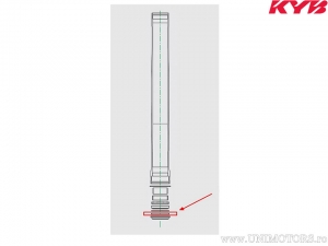 Σετ δακτυλίων τηλεσκοπικής πιρούνας - Honda CRF 450 R ('10-'16) / Suzuki RM-Z 250 ('16-'18) - Ka