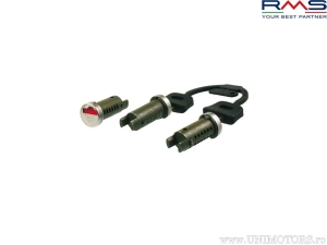 Σετ κλειδαριών (3 τεμάχια) - Piaggio Free / NRG / Sfera / Zip 2T 50cc / Vespa Cosa / P / PK / PK XL / PX 50-