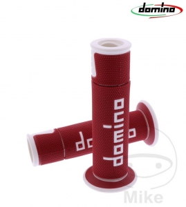 Σετ λαβών τιμονιού A450 κόκκινο λευκό Domino D: 22 mm L: 125 mm ανοιχτές - JM