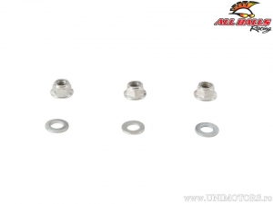 Σετ παξιμάδια πίσω τροχού (3 τεμάχια) - Kawasaki KFX50 2T ('03-'06) / Suzuki LT-Z50 4T Quadsport ('
