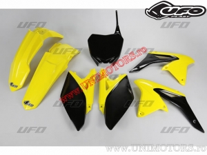 Σετ πλαστικών (κίτρινο / μαύρο) - Suzuki RM-Z 250 4T ('11-'12) - UFO
