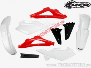 Σετ πλαστικών (λευκό / κόκκινο / μαύρο) - Husqvarna TC 250 / TC 450 / TC 510 ('07) - UFO