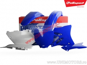 Σετ πλαστικών (λευκό-μπλε / OEM '07-'12) - Yamaha WR 250 F ('07-'14) / WR 450 F ('07-'11) - Polisport
