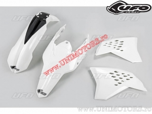 Σετ πλαστικών (λευκό) - KTM EXC / EXC-F / EXC Sixdays / EXC-F Sixdays ('11) - UFO