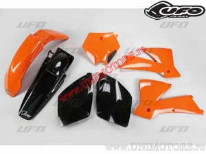 Σετ πλαστικών (πορτοκαλί / μαύρο) - KTM SX / SX-F / SX-F Racing ('03) - UFO