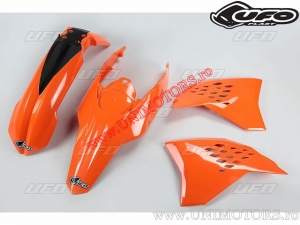 Σετ πλαστικών (πορτοκαλί) - KTM EXC / EXC-F / EXC Sixdays / EXC-F Sixdays ('11) - UFO