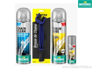 Σετ συντήρησης αλυσίδας Motorex MOTO CHAIN CARE RACING KIT - Motorex