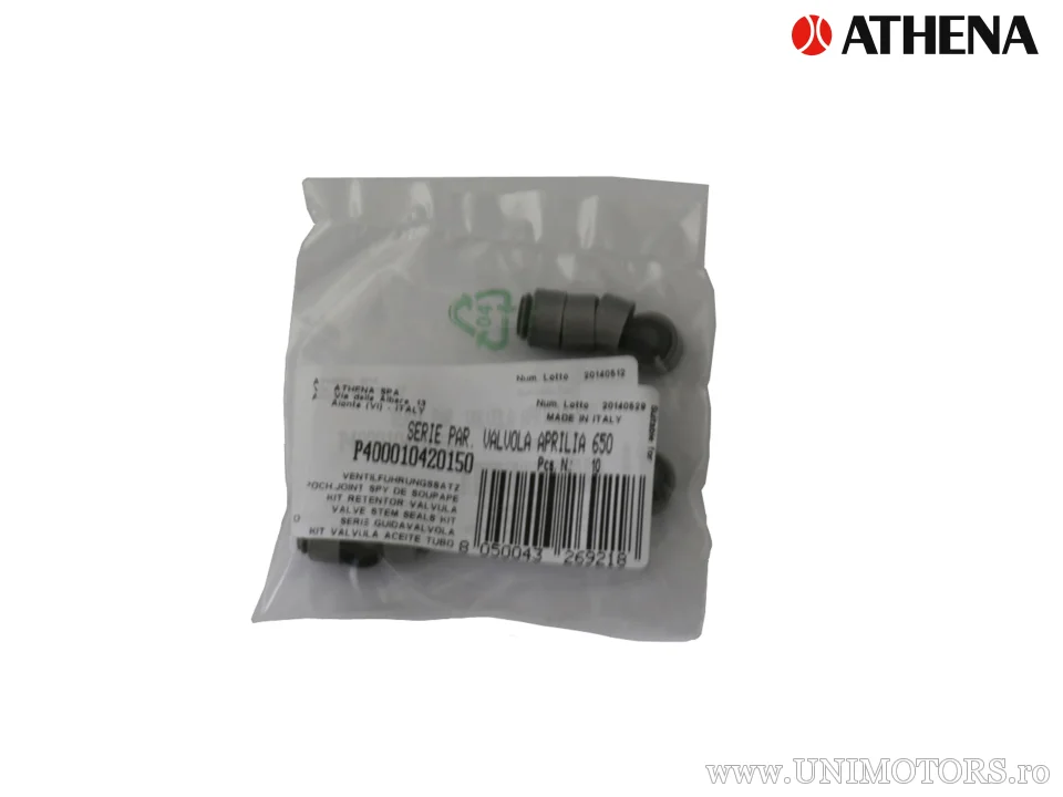 Σετ σφραγίδων βαλβίδων (10 τεμ.) - Aprilia ETV Caponord/Rally/ABS 1000 / RSV1000 / KTM SMR450 / Polaris 4