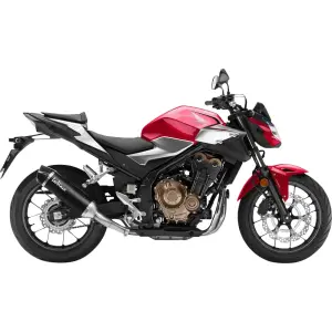 Σιγαστήρας Slip-On Μαύρο Ανοξείδωτο Ατσάλι - HONDA CB 500 F ('19) / CB 500 F ABS ('19-'24) / CBR