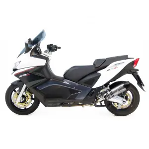 Σιγαστήρας Slip-On από Ανοξείδωτο Ατσάλι LV One Evo - APRILIA SRV 850 ('12-'16) / GILERA GP 800 ('0