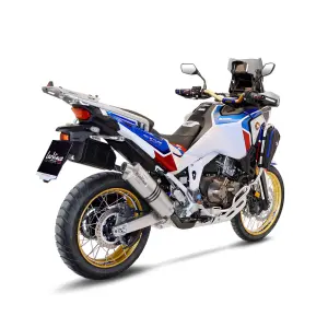 Σιγαστήρας Slip-On από Ανοξείδωτο Ατσάλι LV One Evo - HONDA CRF 1100 L ABS Africa Twin Adventure Sp
