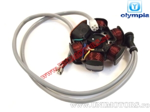 Στάτορας - Gilera Runner / Stalker / Piaggio Liberty / NRG / NTT / Sfera / Quartz / Typhoon / Zip 50cc 2T - (Ολυμπ�