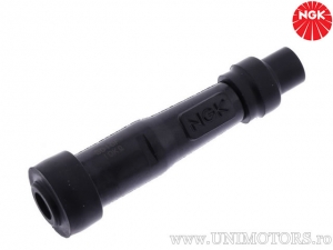 Σωλήνας μπουζί SD10F με αντίσταση 10 Kohm από φαινολική ρητίνη σε μαύρο χρώ�
