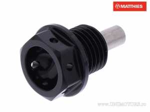 Τάπα αποστράγγισης λαδιού με μαγνήτη JMP Bolt M14 x 1.50 x 12 mm αλουμίνιο μαύρο -