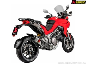 Τελική γραμμή Slip-On - DUCATI MULTISTRADA 1200 ABS DVT ('15-'17) / MULTISTRADA 1260 S ABS ('18-'20) (E-Mark) - Akra
