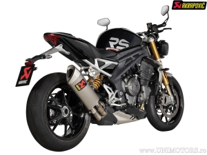 Τελική γραμμή Slip-On - TRIUMPH SPEED TRIPLE 1200 RR ABS (2022-2024) / SPEED TRIPLE 1200 RS ABS (2021-2024) - Akrapo