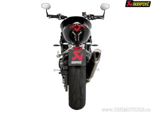 Τελική γραμμή Slip-On - TRIUMPH SPEED TRIPLE 1200 RR ABS (2022-2024) / SPEED TRIPLE 1200 RS ABS (2021-2024) - Akrapo