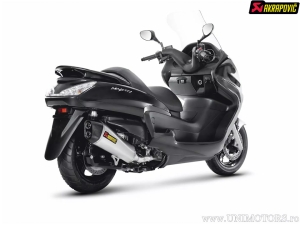 Τελικός εξάτμιση Slip-On Line - MBK EVOLIS 400 ABS ('14-'16) / YAMAHA MAJESTY S 125 ('14-'15) (E-Mark) - Akrapovi