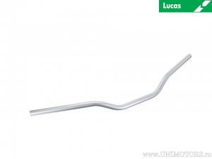 Τιμόνι από ασημένιο ατσάλι Superbike "Elegance Alu-Look" διαμέτρου 22mm και μήκους 755m