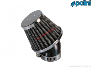 Φίλτρο αέρα (110mm / 75mm / 35mm, γωνία 30°) - χρώμιο - Polini