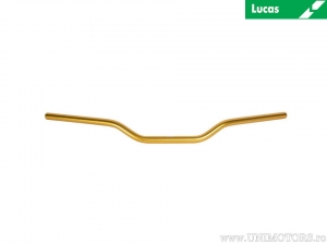 Χρυσό αλουμινένιο τιμόνι Superbike με διάμετρο 22mm και μήκος 750mm - Lucas TRW