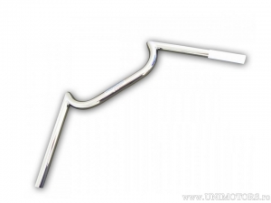 Χρωμιωμένο τιμόνι από χάλυβα M Bar με διάμετρο 22mm και μήκος 617mm - Fehling