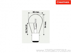 Бек БА20Д 12V 25/25W - ЖМ