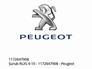 Винт RLXS 4-10 - 1172647908 - Peugeot
