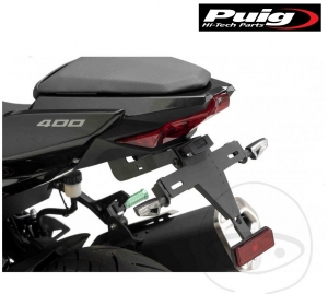 Държач за регистрационен номер Puig - Kawasaki Ninja 400 G ABS ('18-'19) / Kawasaki Ninja 400 G KRT E