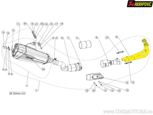 Изпускателен Колектор - YAMAHA XP 530 T-Max ABS T-Max DX ('17-'19) / XP 530 T-Max ABS T-Max SX ('17-'19) - A