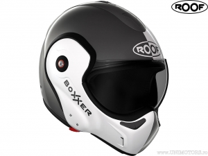 Каска мото Roof New Boxxer Face Metal-White (метал-алб) - Roof