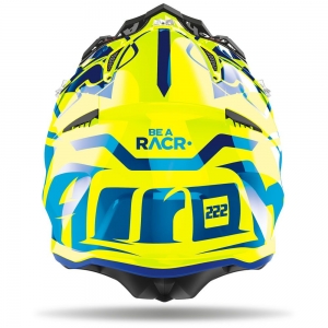 Каска Aviator 2.3 Rep. Cairoli син/жълт бляскав: Размер - XL