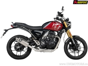 Краен глушител Slip-On Line - TRIUMPH SCRAMBLER 400 X ABS ('24) / SPEED 400 ABS ('24-'25) (E-Mark) - Akrapovič