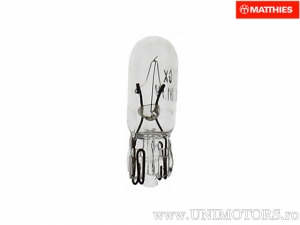 Фар без основа W1.7W W2.1X6.5D 12V 1.7W - JM