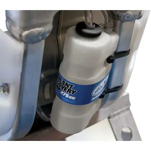 275cc Coolant Recovery Tank - Blue, White - 19020893