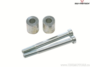 28 mm Handlebar Riser Set - material: aluminum - color: silver - KTM models - SW-Motech