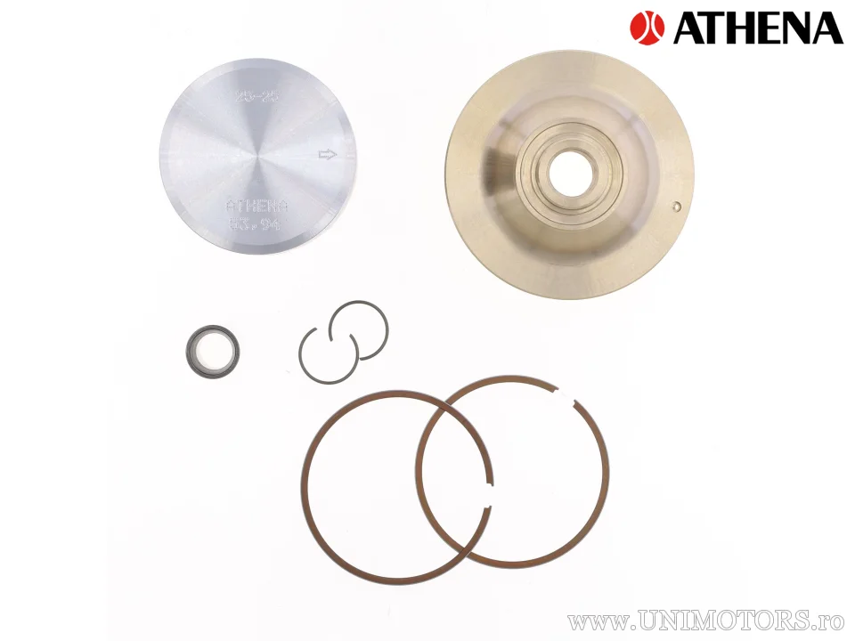 2t piston racing turnat ø 53,95 mm și kit calotă interioară - Athena