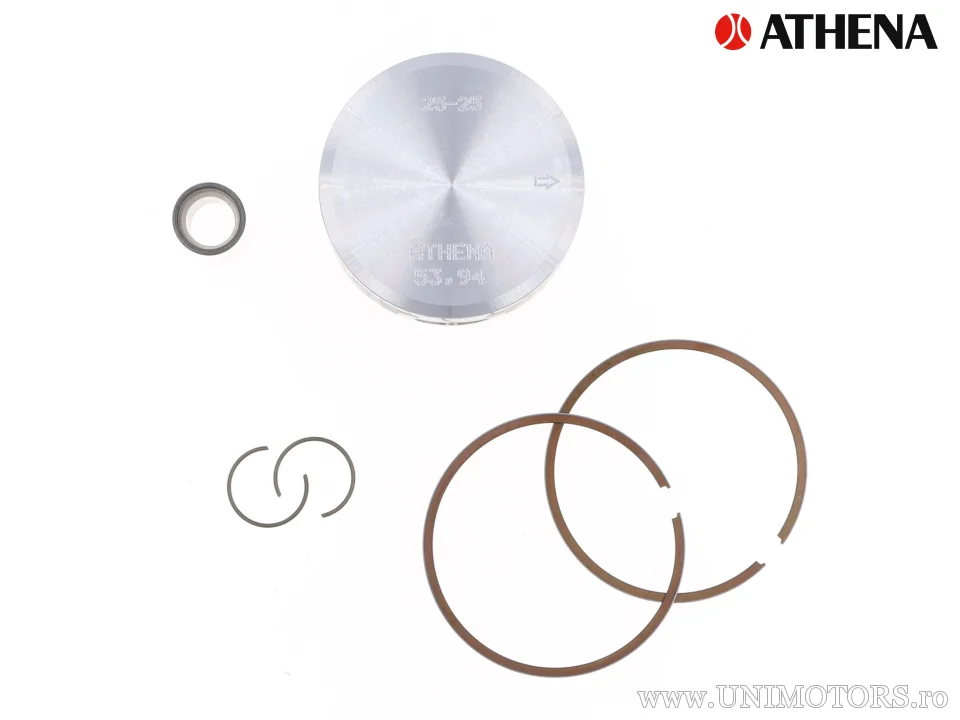 2t piston turnat Ø 53,97 mm 2-segmenți pentru cilindru oe - Athena