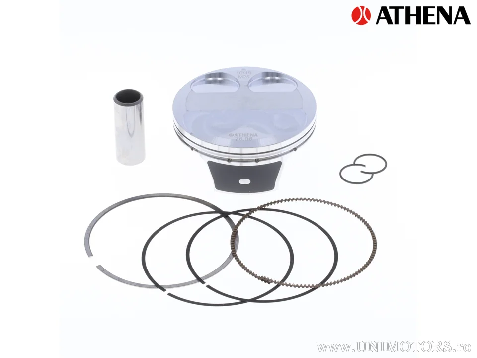 4t piston forjat Ø 76,98 mm pentru cilindru Athena și OE - Athena