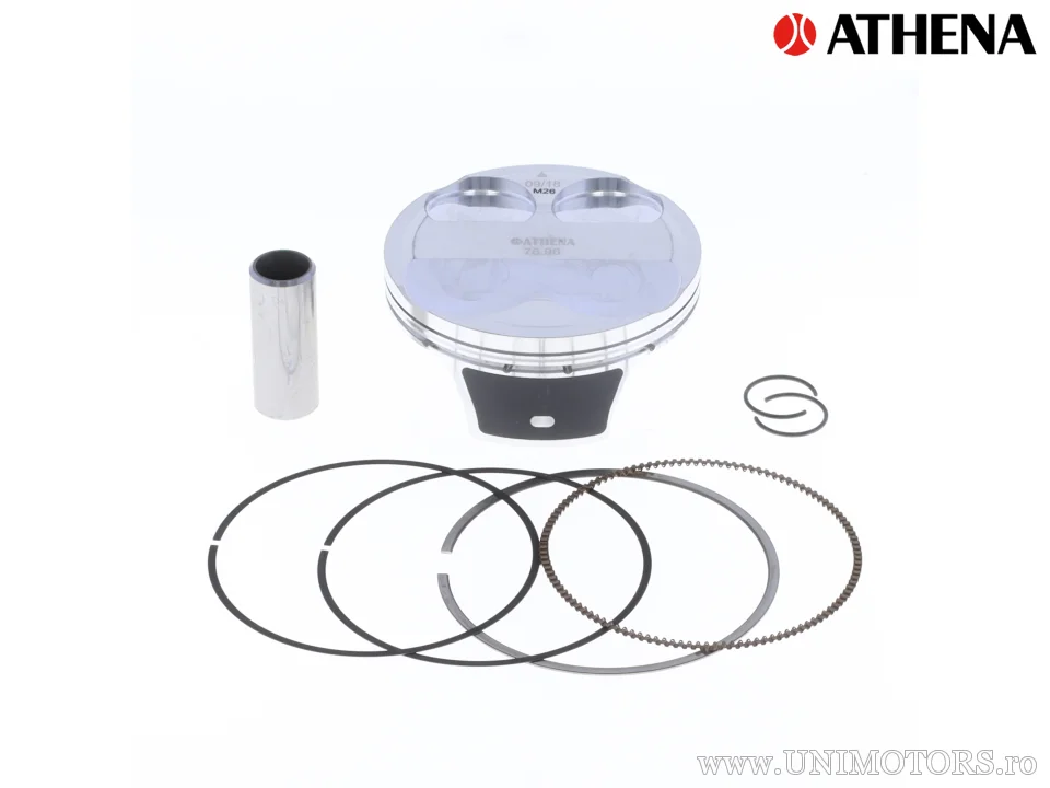 4t piston forjat Ø 76,98 mm pentru cilindru Athena și OE - Athena