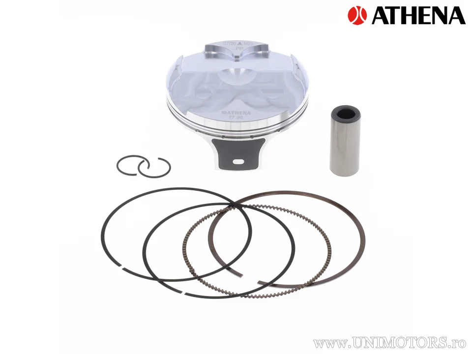 4t piston forjat Ø 77,96 mm pentru cilindru Athena și OE - Athena
